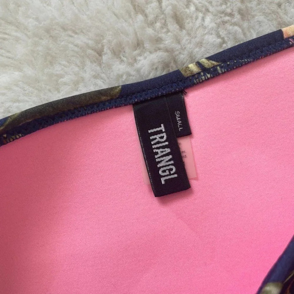 Triangl Neoprene Confetti Garden Midnight Garden Swim Bottoms Sz S - Picture 7 of 9